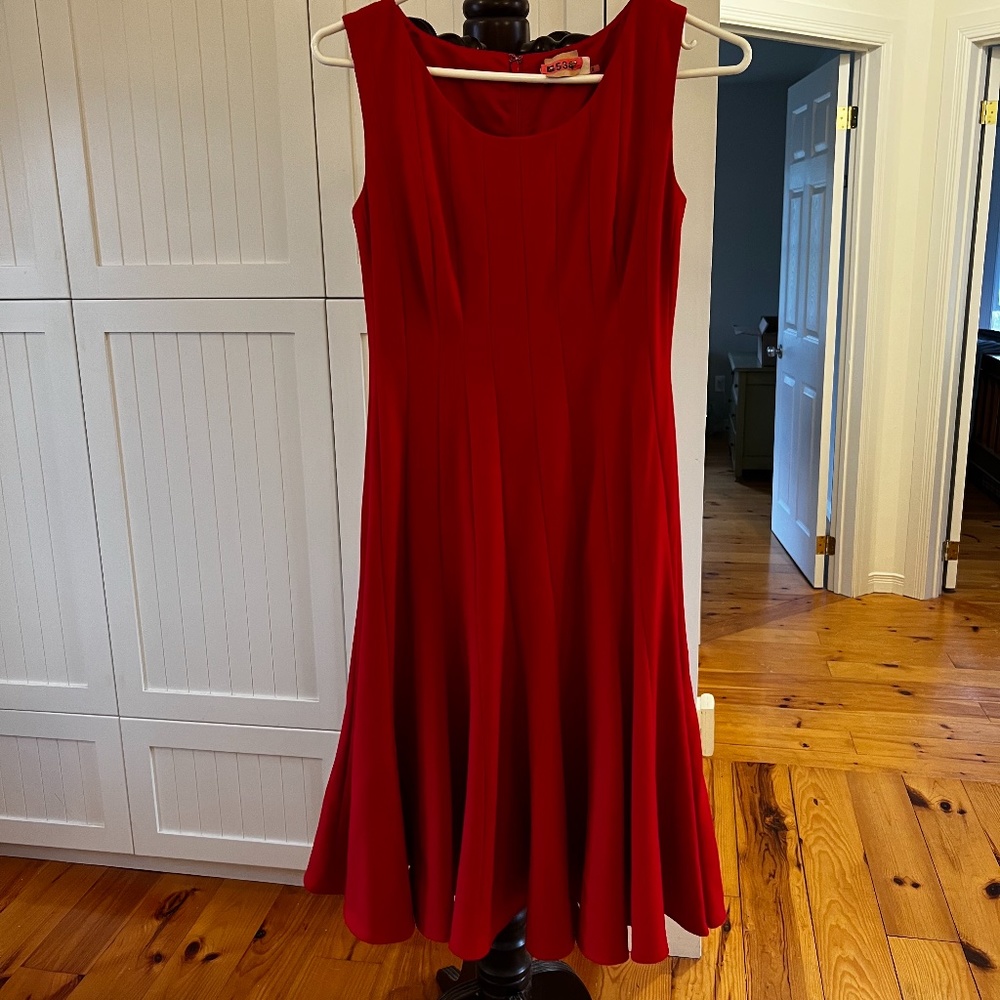 Fit & Flare Pleated Dress